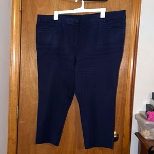 Navy Blue Plus Size Capris!